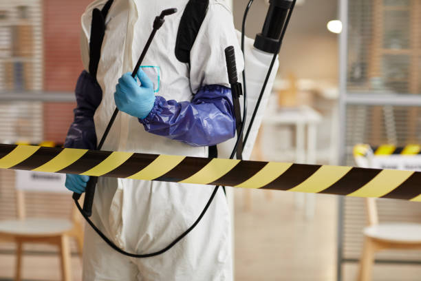 Professional Biohazard Cleanup technician working in Malta, ID